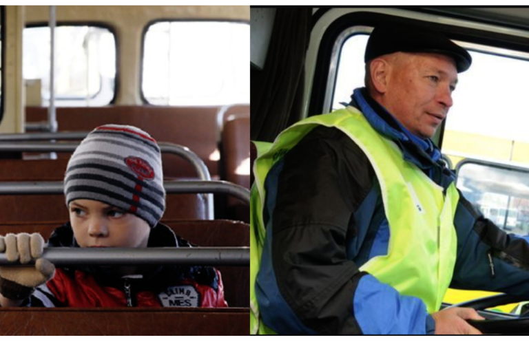 Шофер одного автобуса побачив, як маленький хлопчик плаче. Дізнавшись причину, він негайно почав діяти!