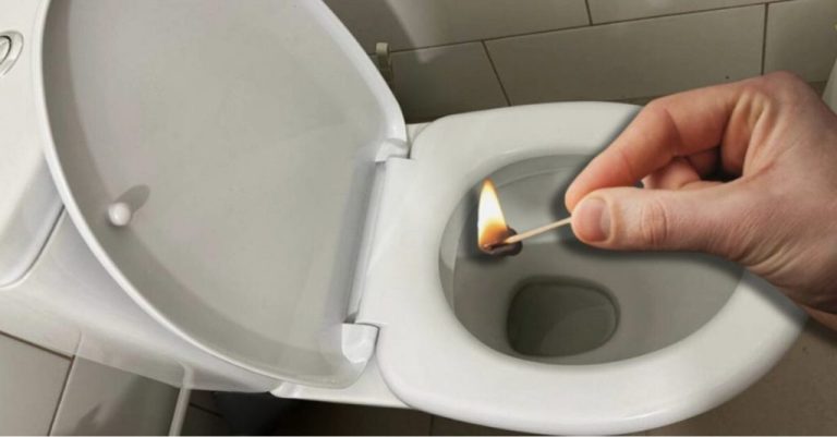 Я удивилась, когда сантехник зажег спичку и бросил в мой унитаз. Но способ оказался рабочим