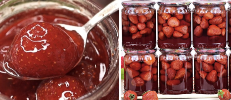Варенье из клубники варю только по этому рецепту, других не ищу — сохраняется клубничный вкус и запах. И без загустителя густое