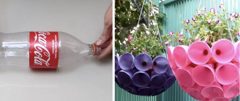 Сосед просил бутылки пустые пластиковые отдавать ему. Когда увидела зачем, стала и себе их собирать