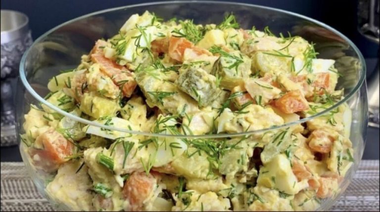 Давно забытый рецепт вкуснейшего салатика и никакого майонеза