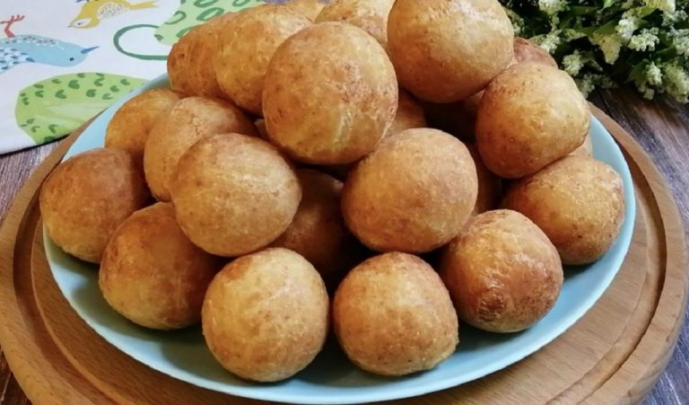 Воздушные творожные шарики, мягкие как пух внутри и с хрустящей корочкой снаружи