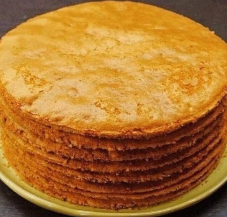 Нежные коржи для вкуснейшего торта: делаю 10 коржей за 30 минут