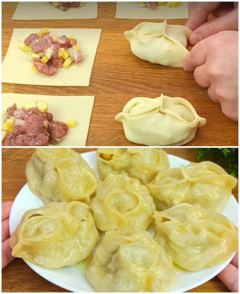 Рецепт идеального вкусного теста для мантов: не липнет и не рвется. Соседка казашка научила
