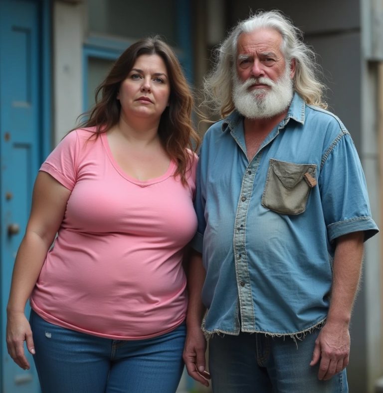 Толстушка, чтобы её не высмеяли, отмыла и вычистила бездомного, а затем привела на вечеринку как ухажёра