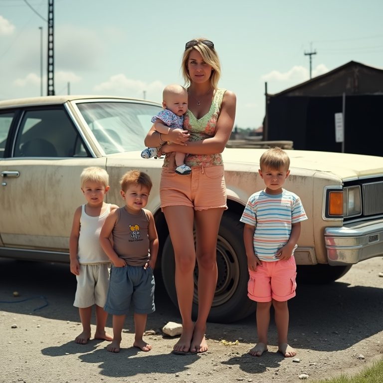 Мать-одиночка с четырьмя детьми покупает подержанный автомобиль, владелец советует ей заглянуть в багажник, когда она вернётся домой — история дня