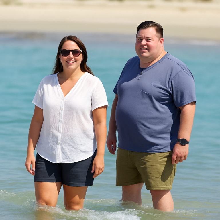 Слушай, с тобой на пляж выйти — это кранты как стремно. Так что в отпуск я рвану один, без тебя. — бросил муж.