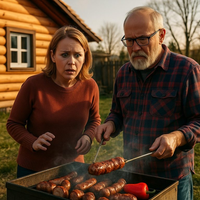 — А давай их проучим и купим мясо только на себя! Фига им, а не шашлык! — сказала хитрая жена