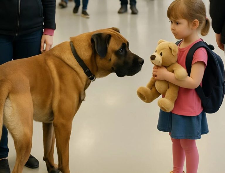 Служебная собака начала лаять, увидев 5-летнюю девочку, а потом вырвала из ее рук плюшевую игрушку: и тут случилось неожиданное