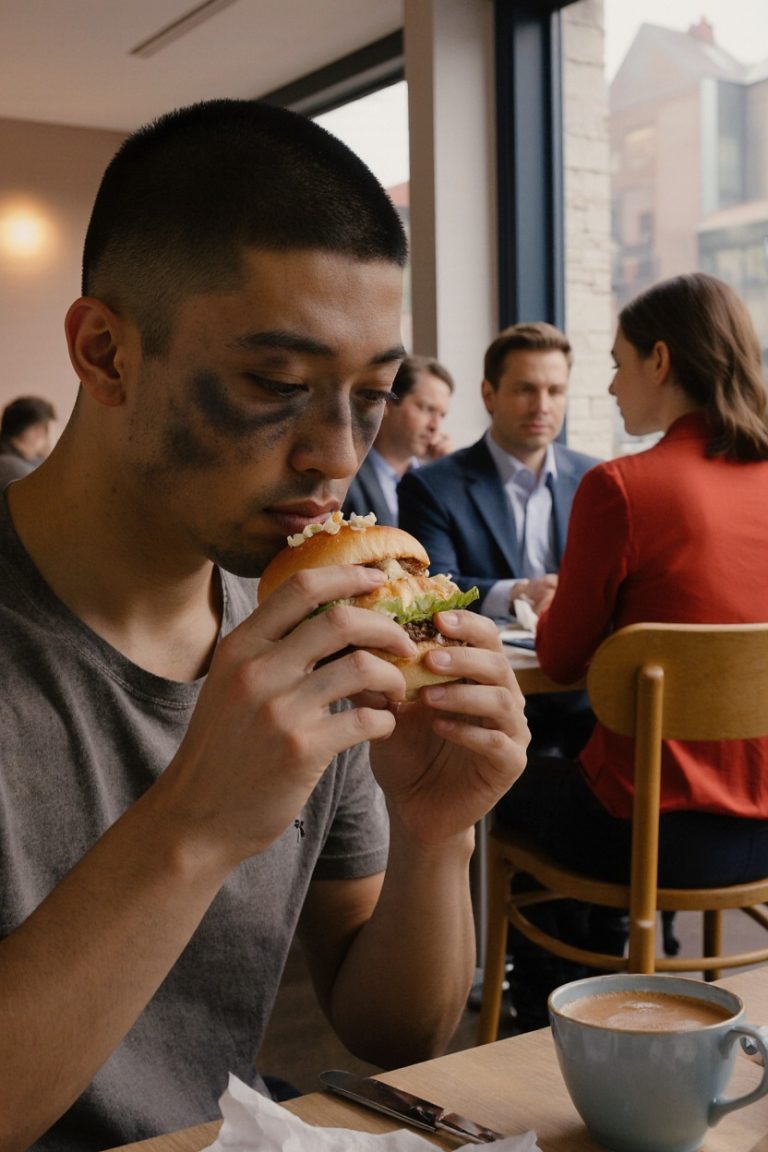 ОН СЕЛ ЗА СТОЛИК С ВИДОМ БЕЗДОМНОГО, НО КОГДА ОН ЗАГОВОРИЛ, ВСЕ В КАФЕ ЗАМОЛКЛИ