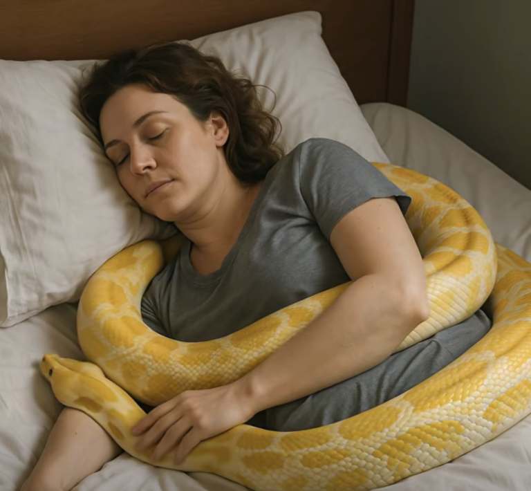 Девушка держала у себя дома огромного питона: однажды змея начала себя странно вести, перестала есть и обвивалась вокруг талии хозяйки, а потом девушка узнала кое-что ужасное о ней