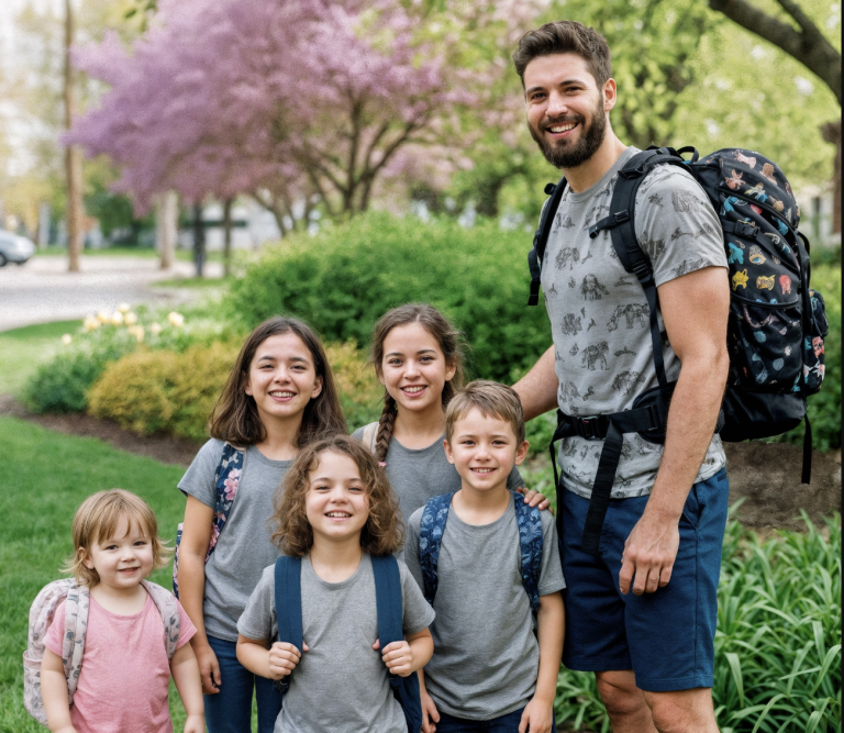 Его жена ушла, оставив его одного с пятью детьми — десять лет спустя она вернулась и остолбенела, увидев, чего он добился.
