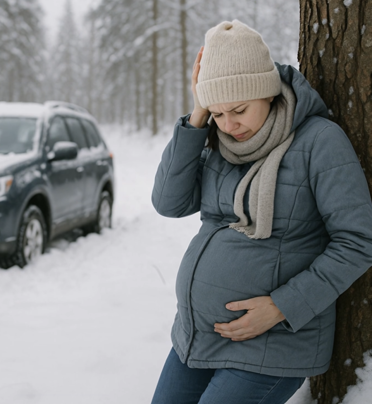 Беременная женщина застряла в снегу в метель и от холода потеряла сознание: и то, кто именно пришел ей на помощь, шокировало всех