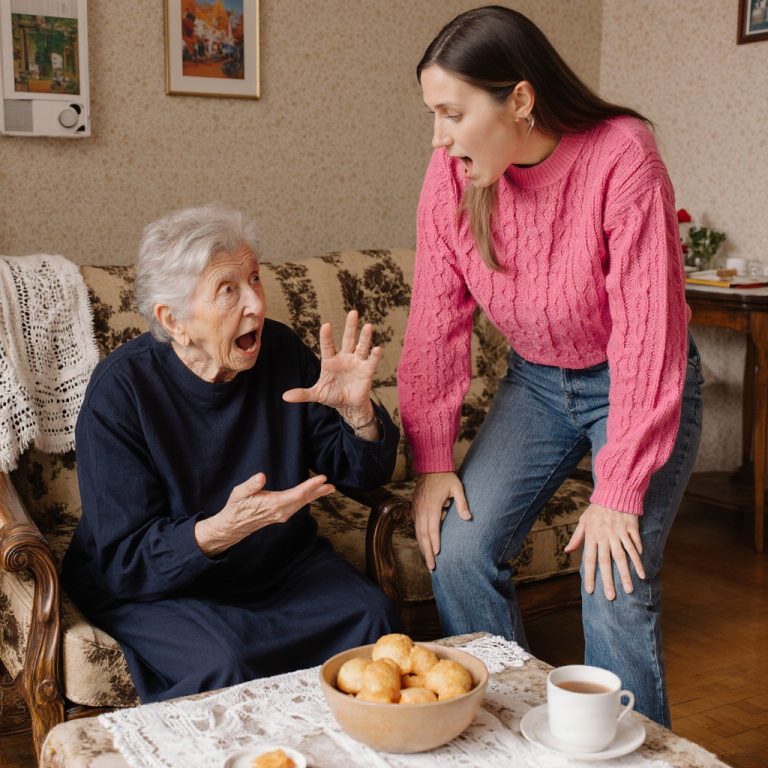 — Я вам прислуживать не буду! У вас есть сын, пусть он к вам переезжает и обслуживает вас потому, что со мной он больше жить не будет!