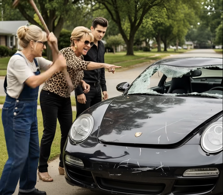 Высокомерный сын, припарковавший Porsche, и неожиданная реакция, которая преподала ему урок