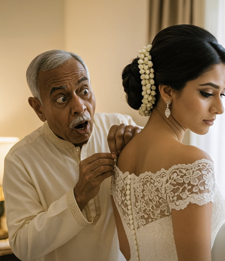 В 65 лет мужчина снова женился на молодой дочери своего друга: но в первую брачную ночь, снимая с нее свадебное платье, он увидел кое-что ужасное