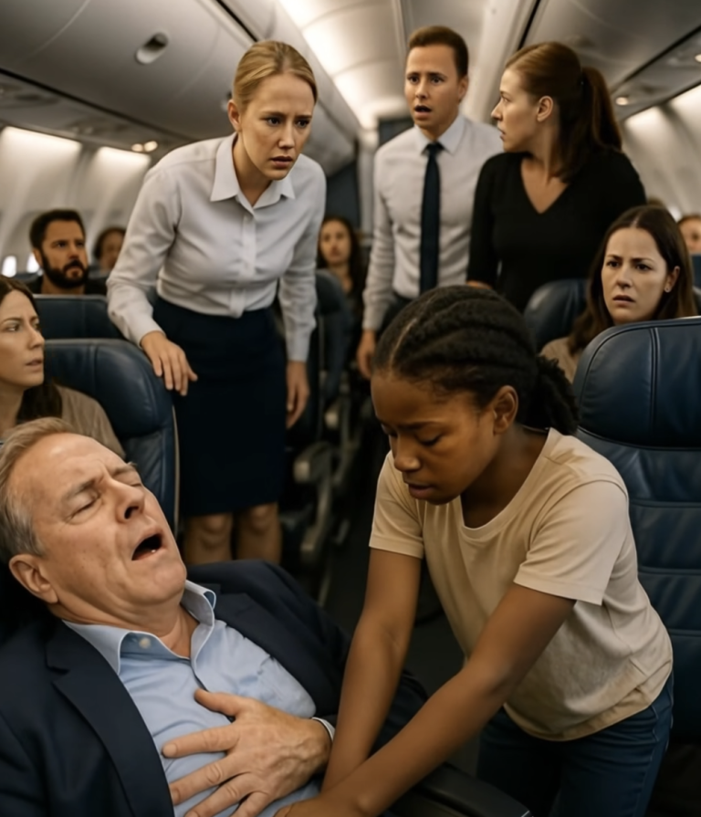 Девочка 12 лет спасла миллиардерa во время полета… Но то, что он ей прошептал, разбило её сердце…