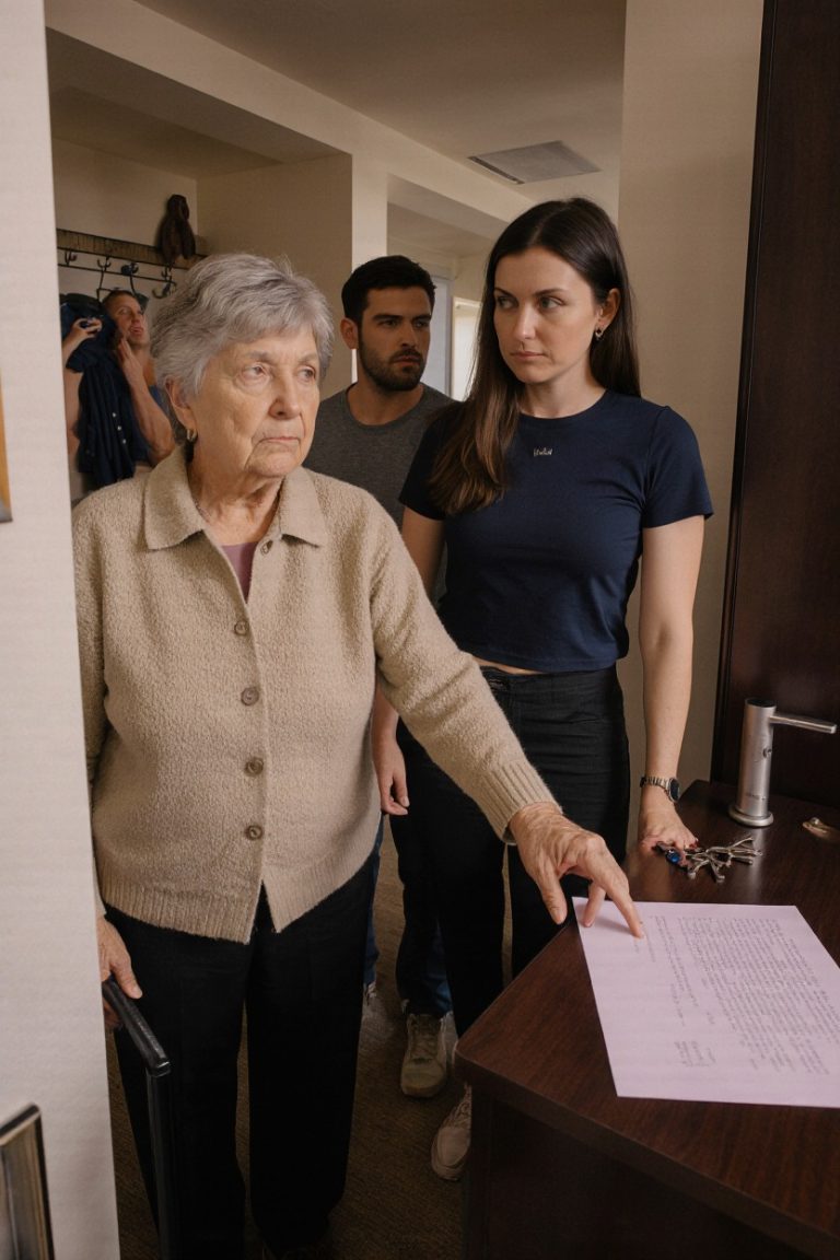 — Ты же не выгонишь мать своего мужа? — спросила свекровь. — Выгоню. Причём с его чемоданом в придачу, — ответила невестка