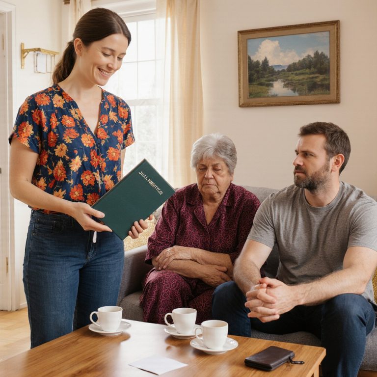 Вернулась от нотариуса, чтобы сообщить мужу и свекрови, что бабушка завещала мне три квартиры и дачу — но радость продлилась недолго