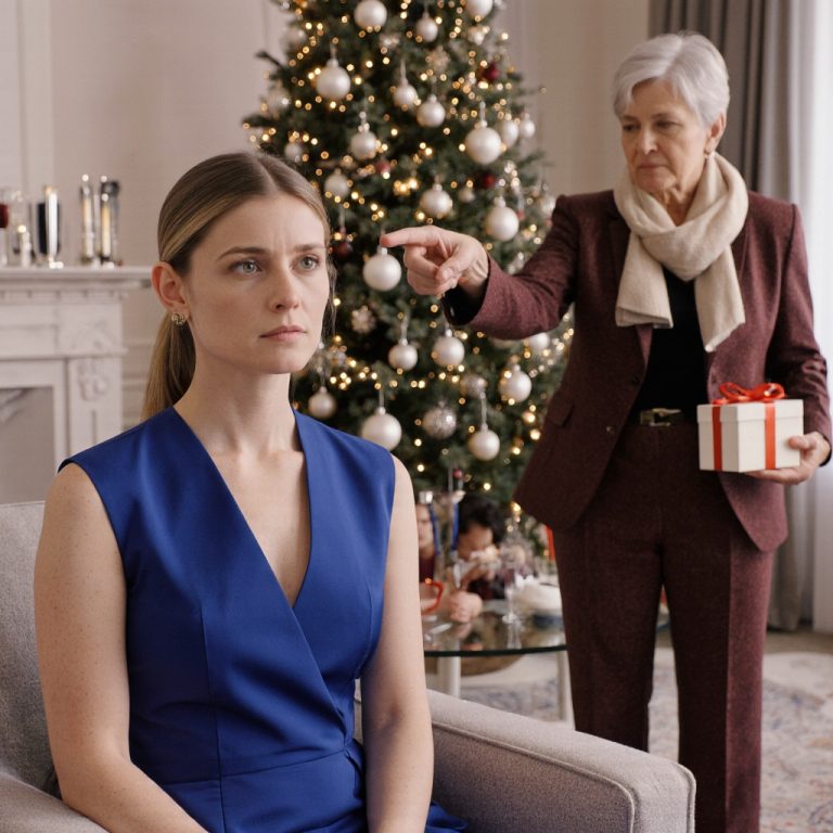 Ты чего расселась? Собрала манатки — и проваливай! — заявила свекровь в новогодний вечер, раздавая подарки всем