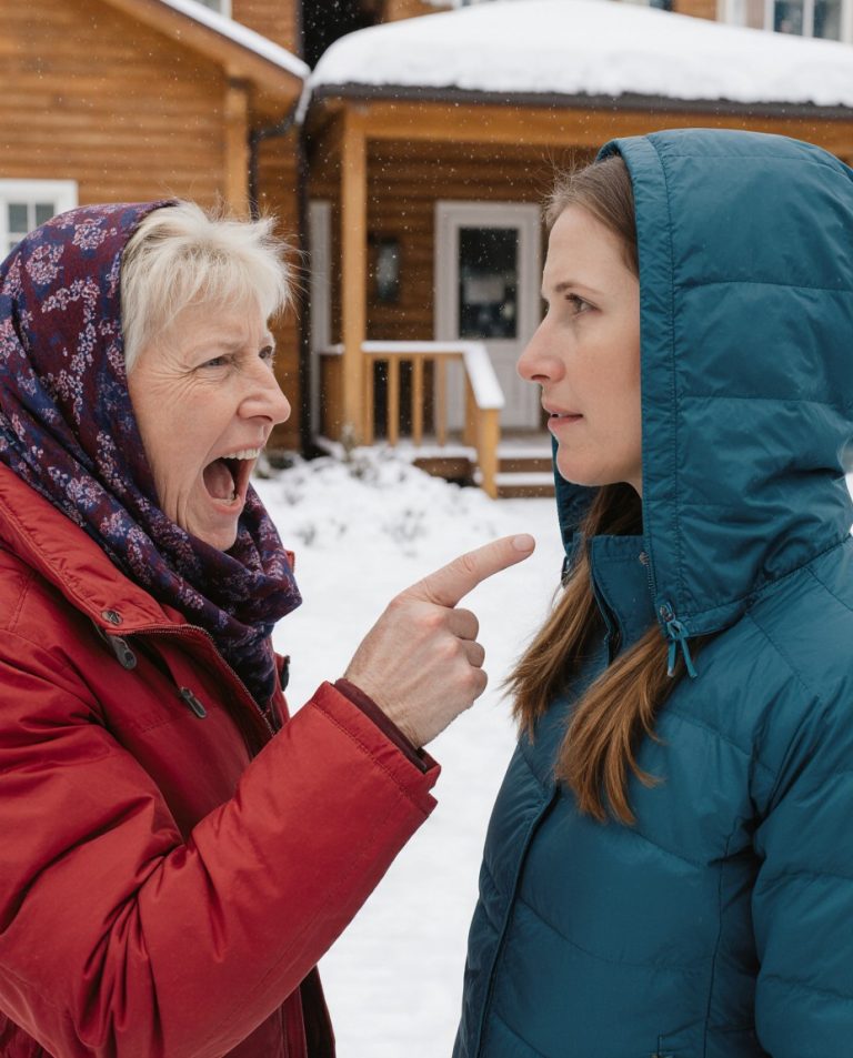 Ты зачем приехала?! Проваливай, а то полицию вызову! — гаркнула свекровь на даче невестки