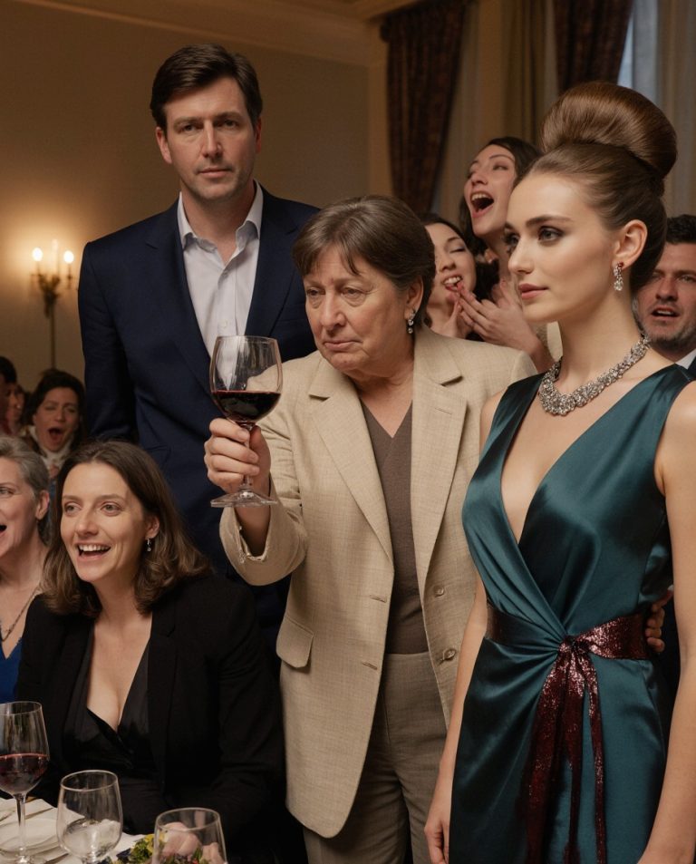 Свекровь вылила на меня вино, сёстры мужа гоготали. Но они все разом подавились, когда в зале объявили: «Похлопаем новой хозяйке нашего…