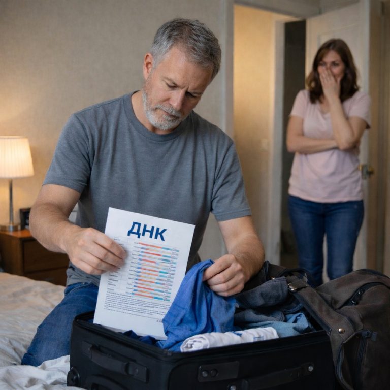 Муж 40 лет шутил, что сын на него не похож. Сделали ДНК-тест ради смеха: результат пришел, и он молча собрал вещи