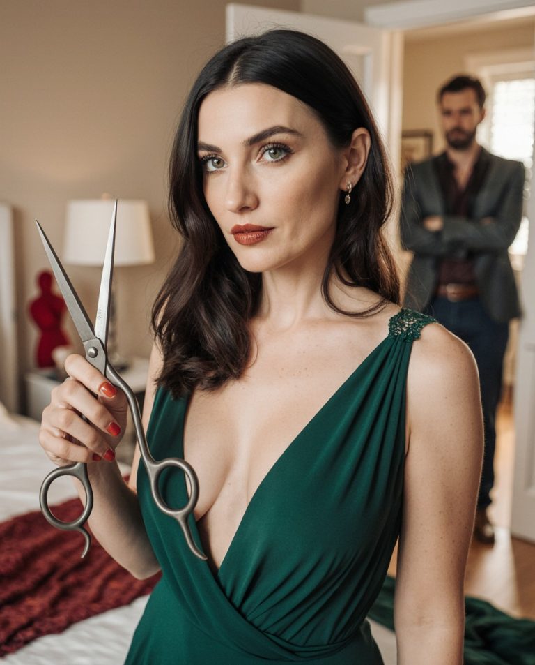 — Ты что наделала?! — муж побелел, увидев разрезанные платья, но я спокойно ответила — началась наша новая жизнь