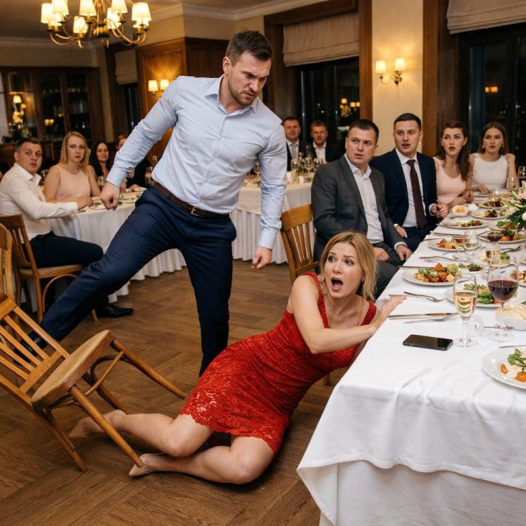 «Знай свое место!» — муж при коллегах выбил из-под меня стул. Через 11 минут ему позвонили, и он затрясся от страха