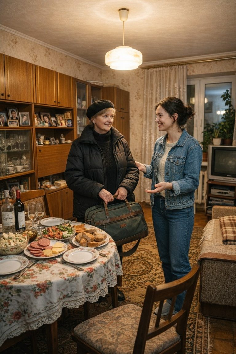 — Мам, ну тебе ведь ничего не нужно? У тебя же всё есть!