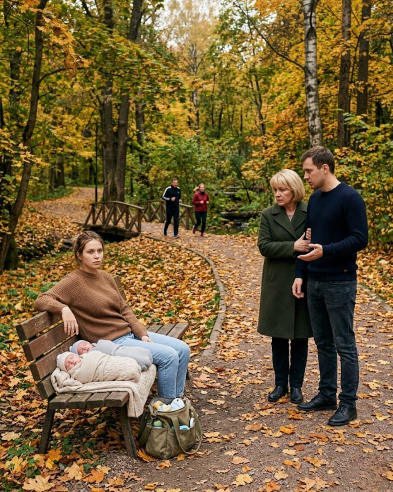 Он спокойно прогуливался по парку со своей матерью… И вдруг замер, увидев свою бывшую жену, спящую на скамейке, рядом с которой лежали двое младенцев…