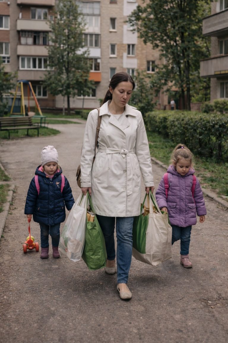 Я, как обычно, возвращалась с работы, по дороге забрав дочерей из детского сада.