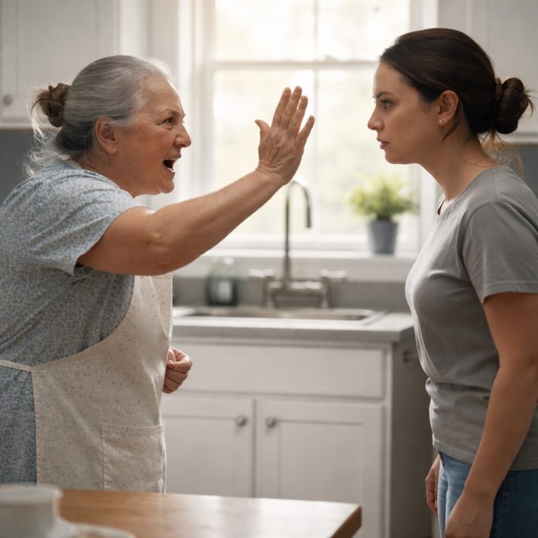 — Я тебя научу старших уважать! — крикнула свекровь и замахнулась на невестку, не зная куда та ходит по вечерам