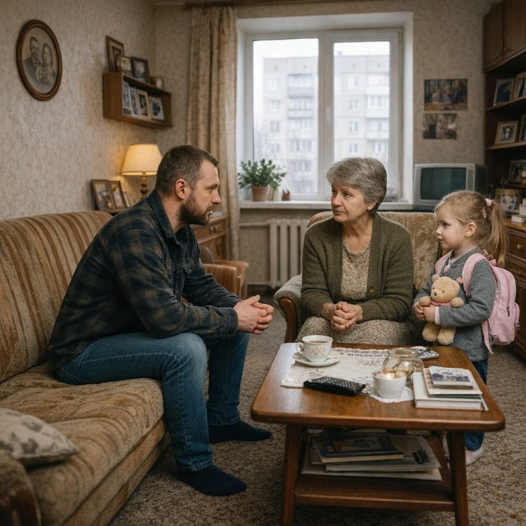 — Мам, можно Анечка поживёт у тебя недельку?