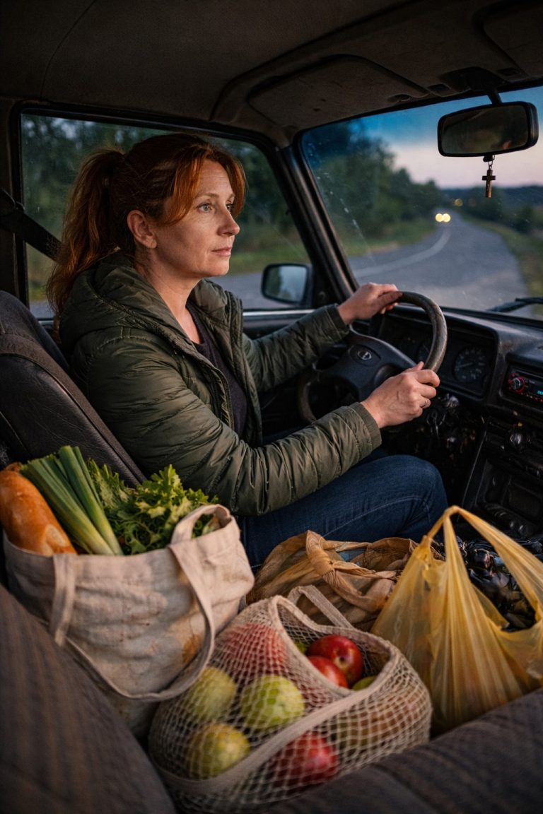 Валентина возвращалась с дачи поздним вечером