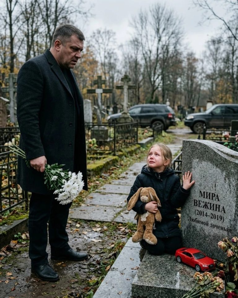 Навещая могилу дочери, он услышал своё имя из детских слёз — и нашёл у ребёнка записку от Миры