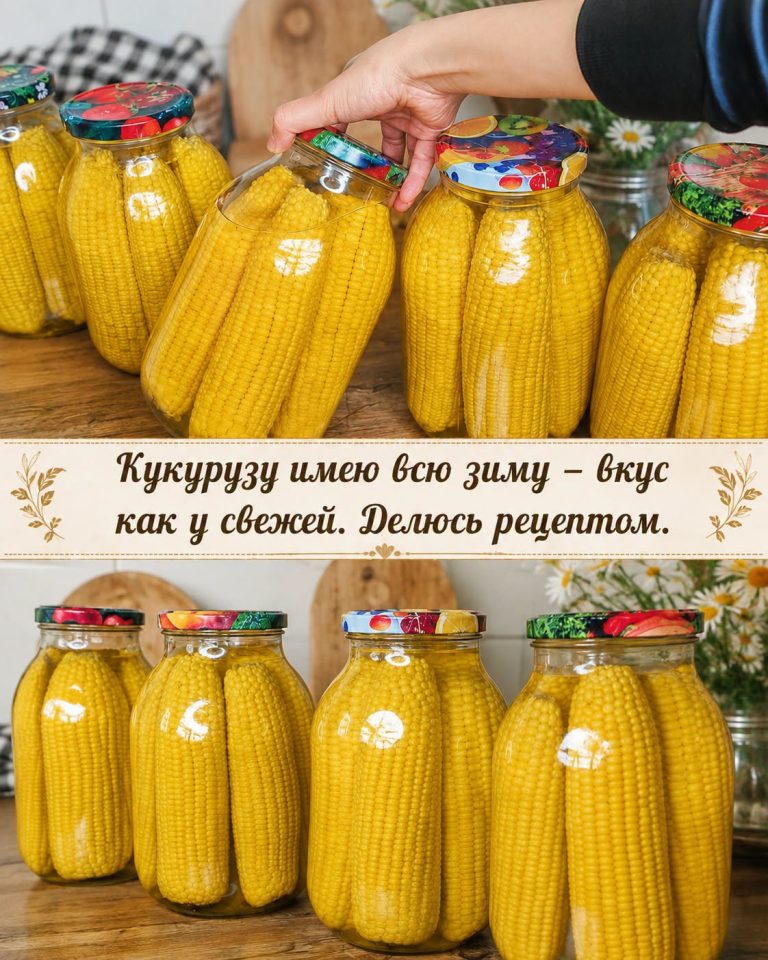 Едим кукурузу всю зиму — по вкусу как свежая: делюсь простым рецептом