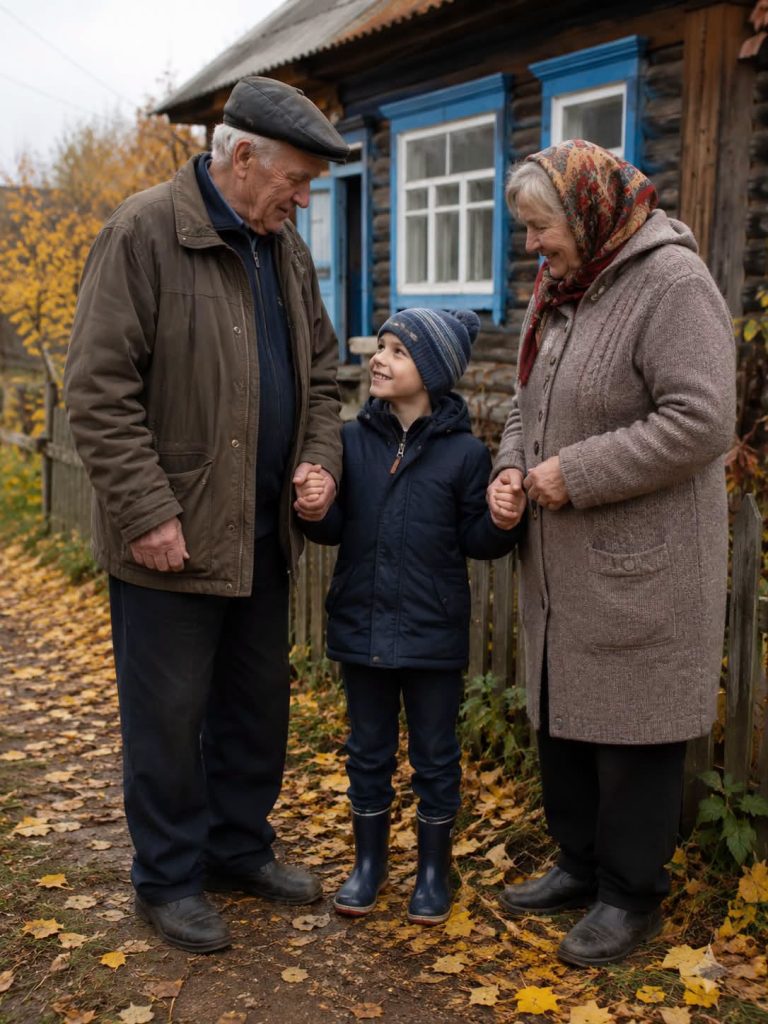 Родители пьянствовали, поэтому дедушка с бабушкой забрали внука к себе — вырастили его, дали образование. А он уехал в город и не приезжал пять лет…