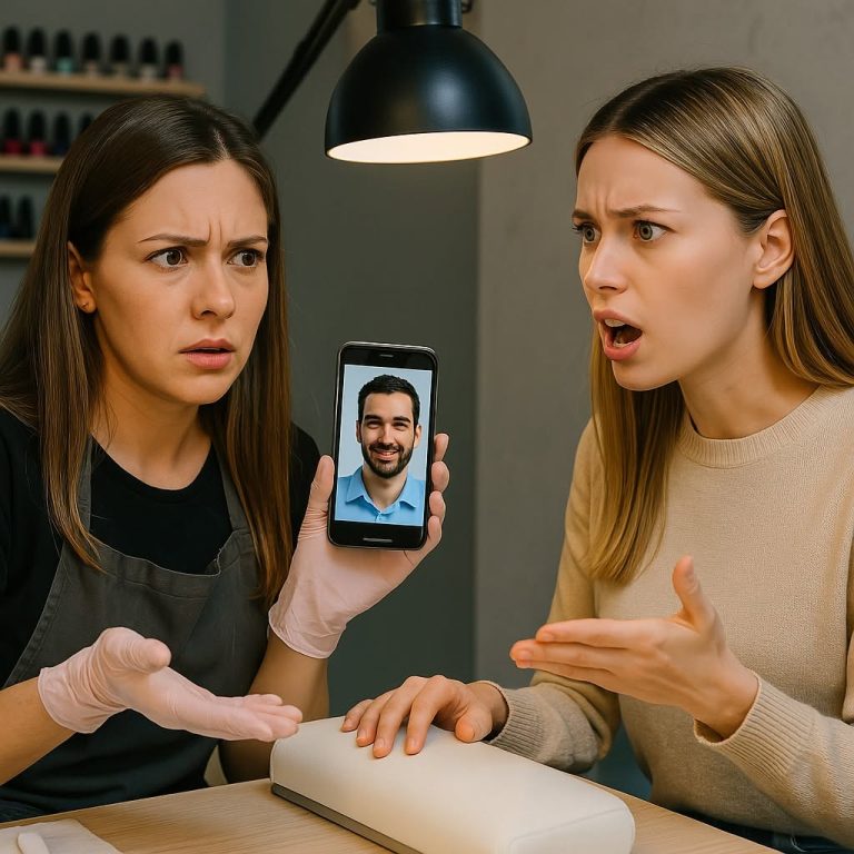 — Откуда у вас фото моего мужа? — Вашего мужа? Вообще-то это мой жених! — заявила молодая клиентка.