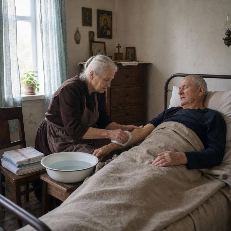 Муж изменял ей всю жизнь, не таясь, а когда слёг после инсульта, она мыла и кормила его без единого ласкового слова