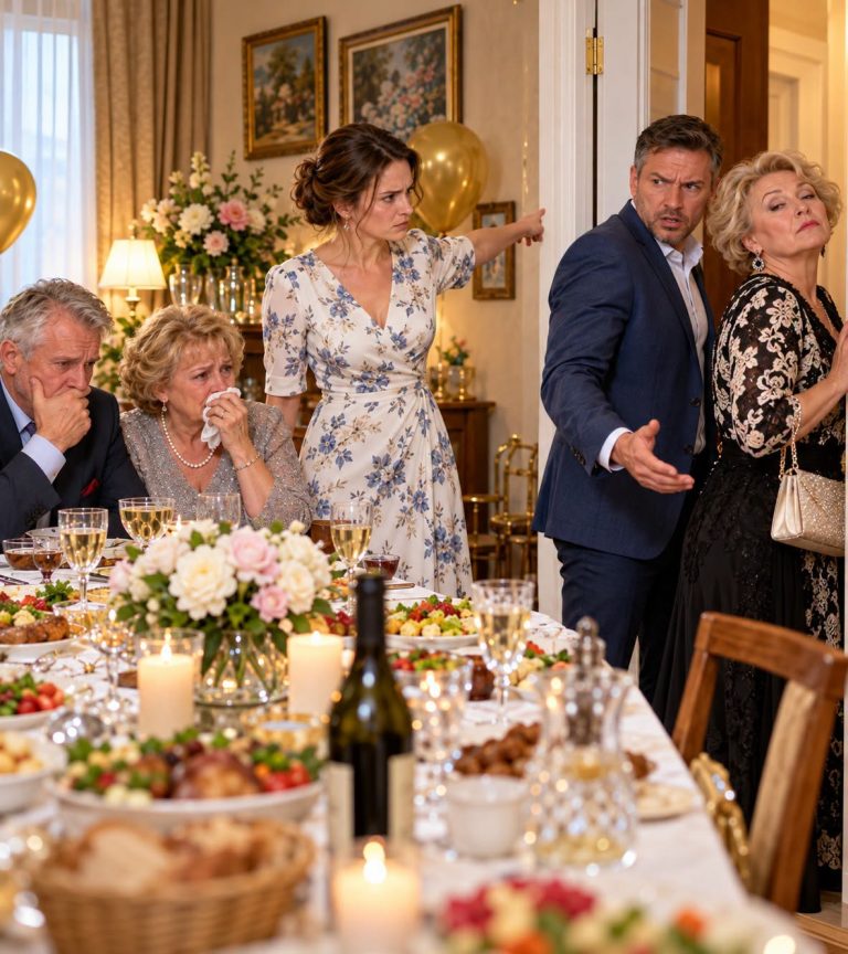 Свекровь решила унизить моих родителей прямо на их юбилее. Через десять минут за дверь вышли и она, и мой муж